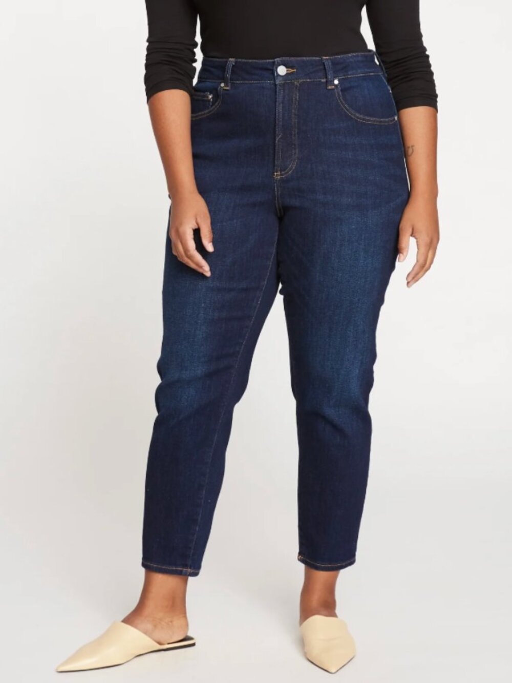 Universal Standard Joni High Rise Curve Jeans Sz US12 (fits 14-16) raw hem